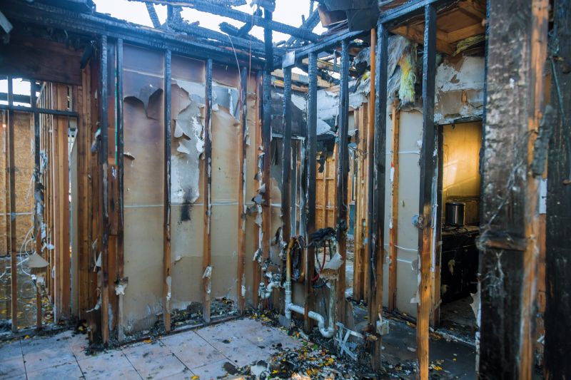 Fire Damage Before Restoration